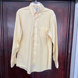 Brooks Brothers Yellow Button-Down Collar Shirt